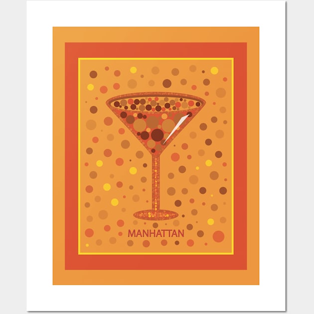 Manhattan | Cocktail | Pop Art Wall Art by williamcuccio